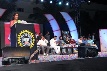 Guntur Talkies Movie Team at TRR School Anniversary Celebrations